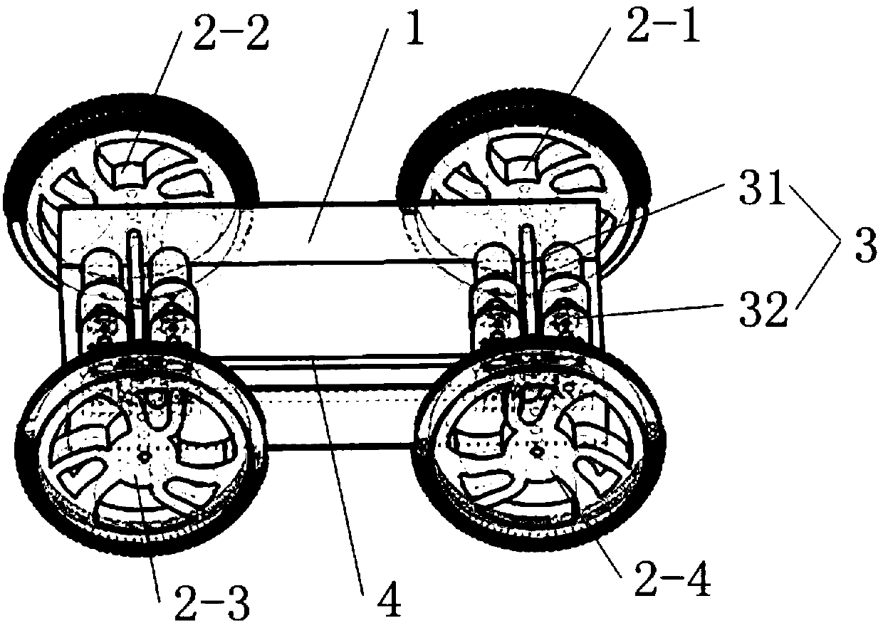 An all-wheel in-phase drive trolley and its turning control method