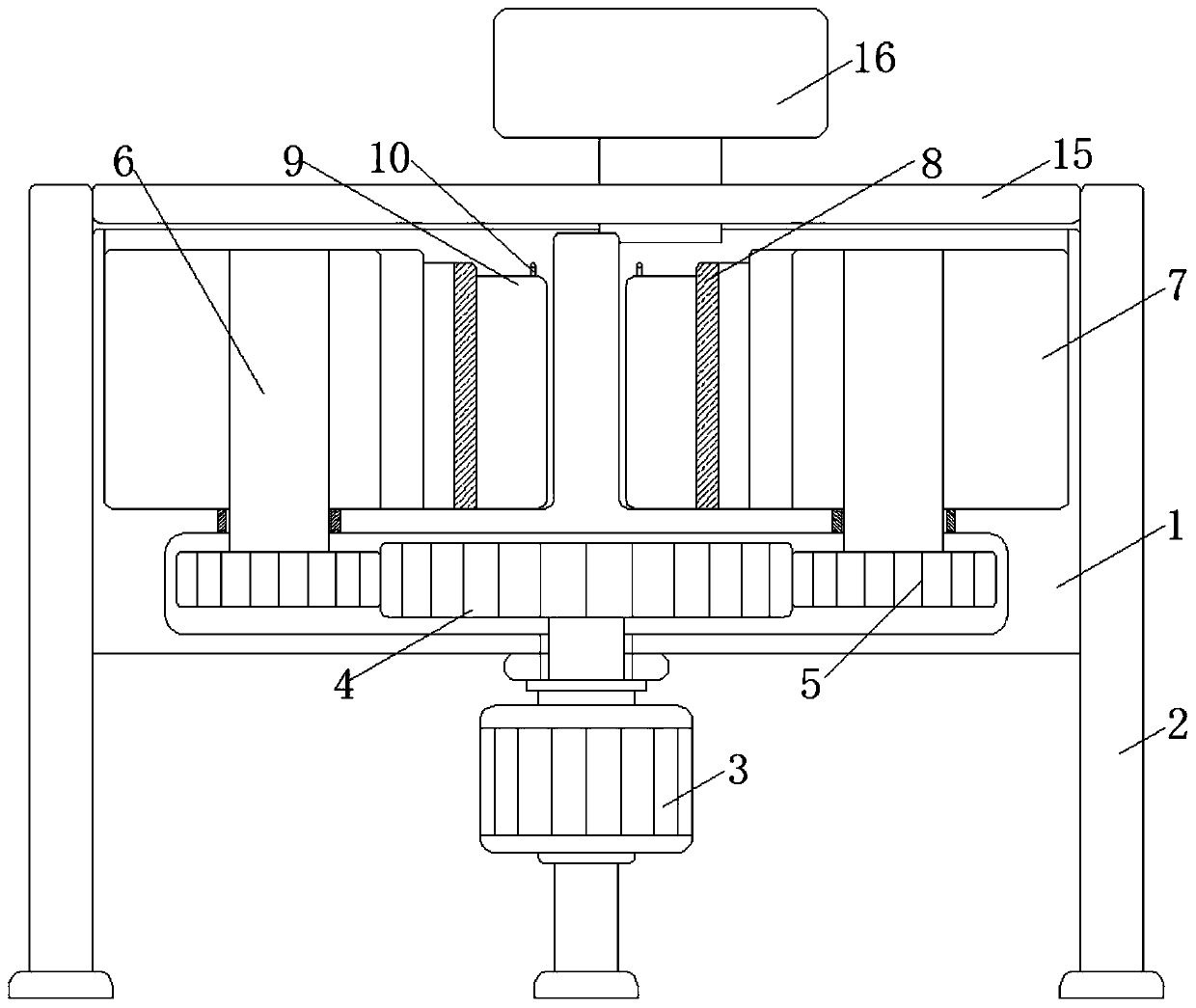 Recyclable rapeseed oil filtering device