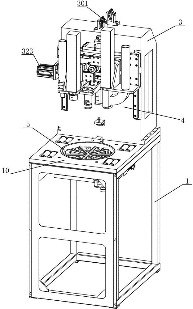 Bolt tightening machine capable of highly automatically searching, straightening and filling