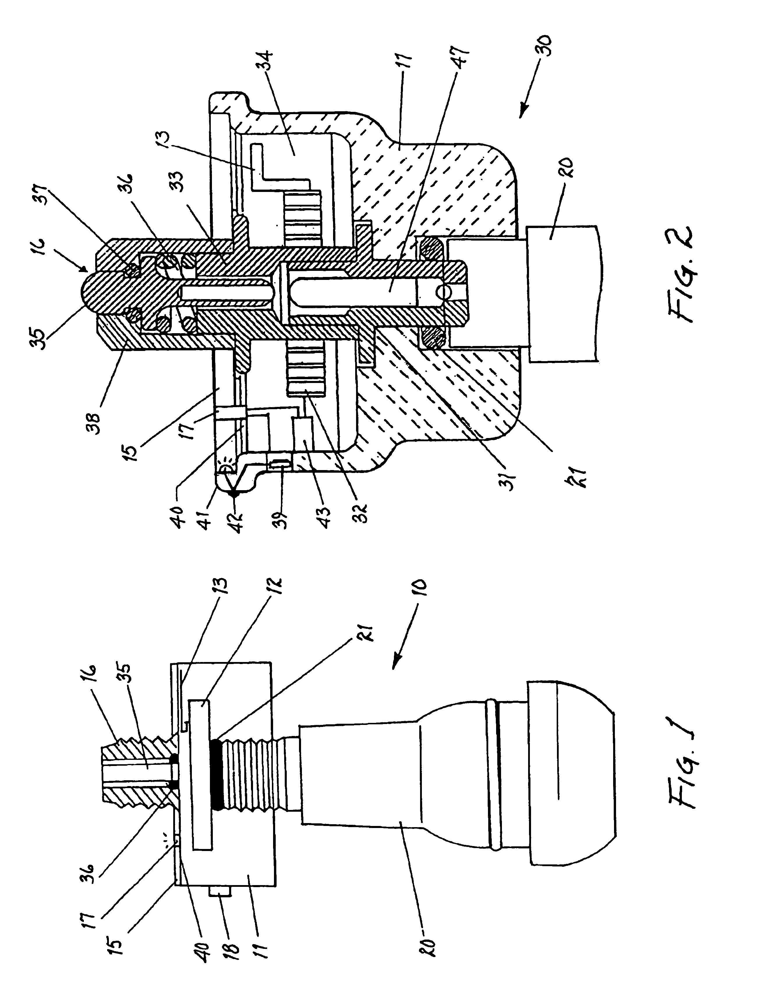Air pressure gauge assembly for continuous monitoring of tire inflation pressure