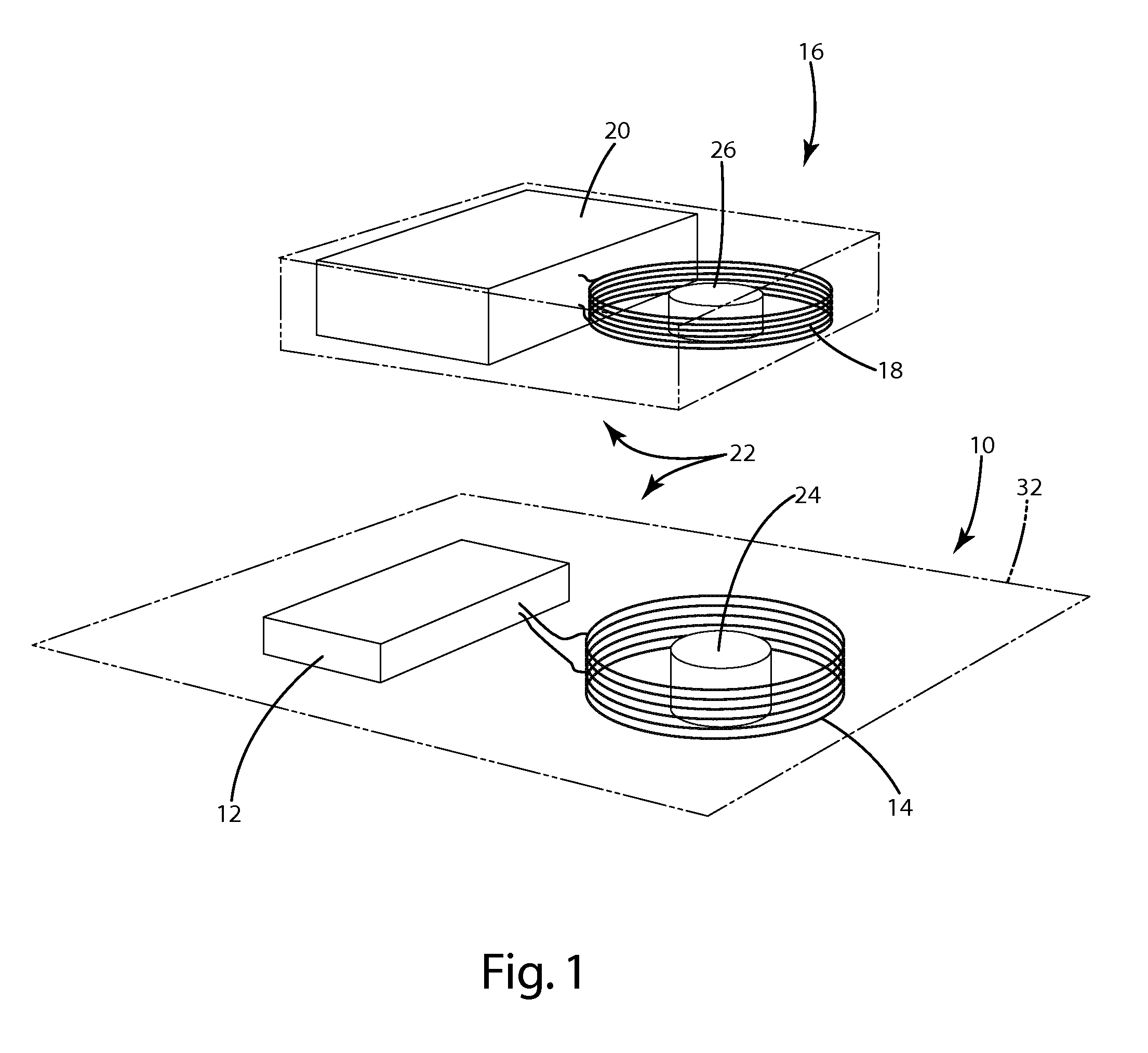 Magnetic positioning for inductive coupling