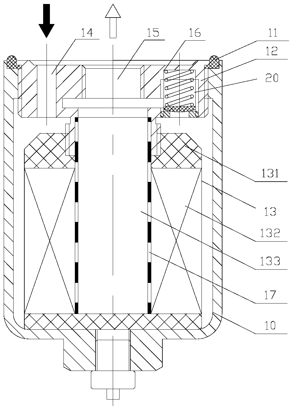 Improved removable spin-on filter and method for filtering fluids