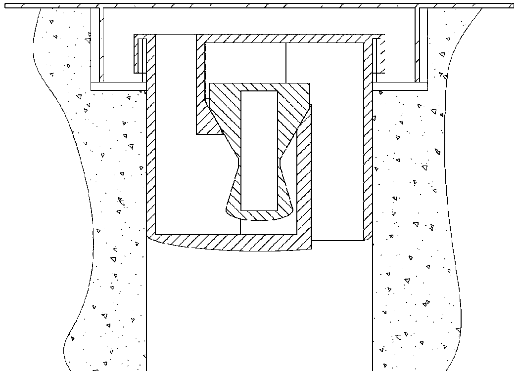 Gravity opening-closing-type deodorization floor drain