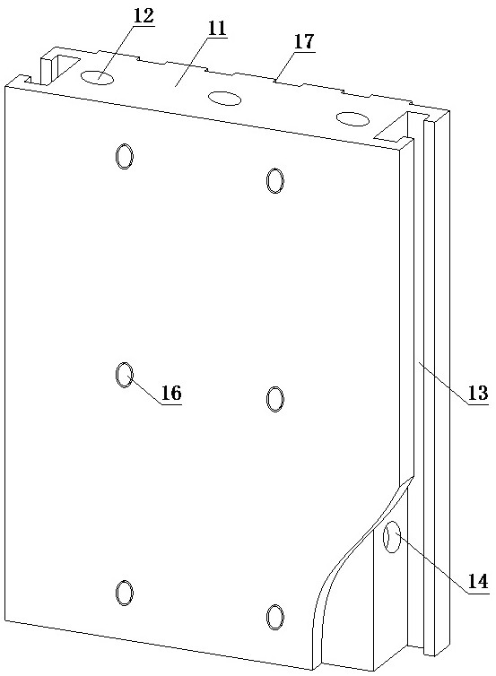 Prefabricated building prefabricated wallboard convenient to connect and fix and mounting method thereof