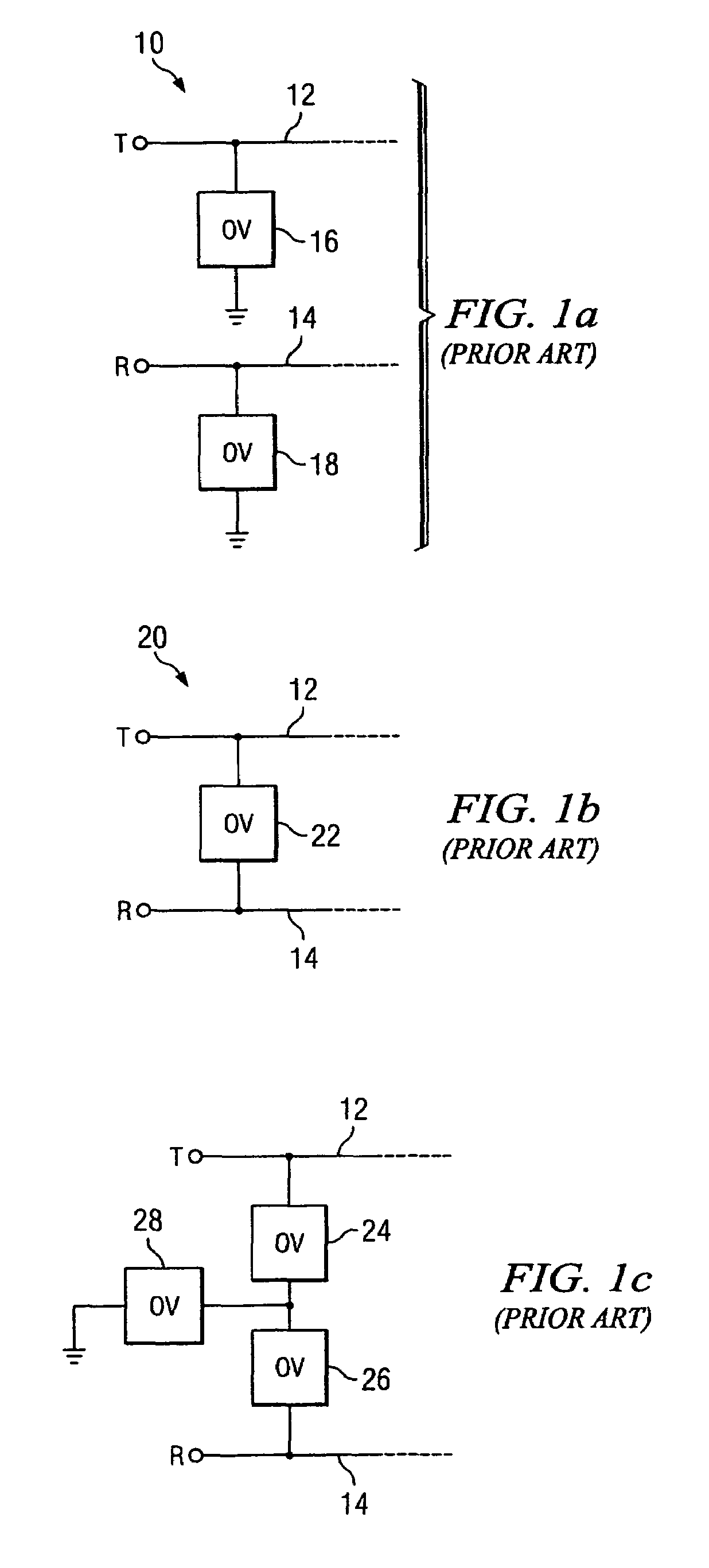 Linear low capacitance overvoltage protection circuit