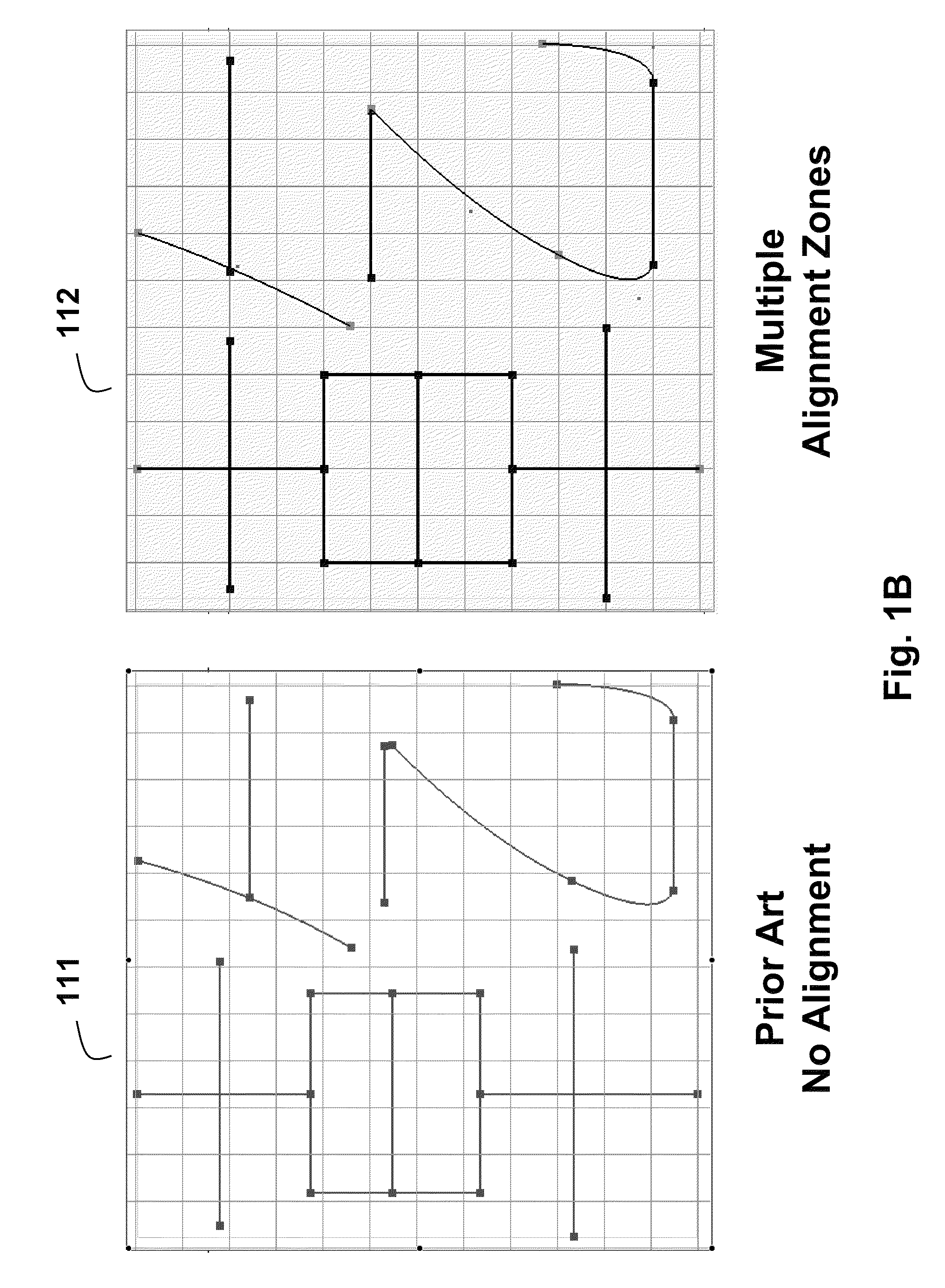 Method for improving uniform width character strokes using multiple alignment zones