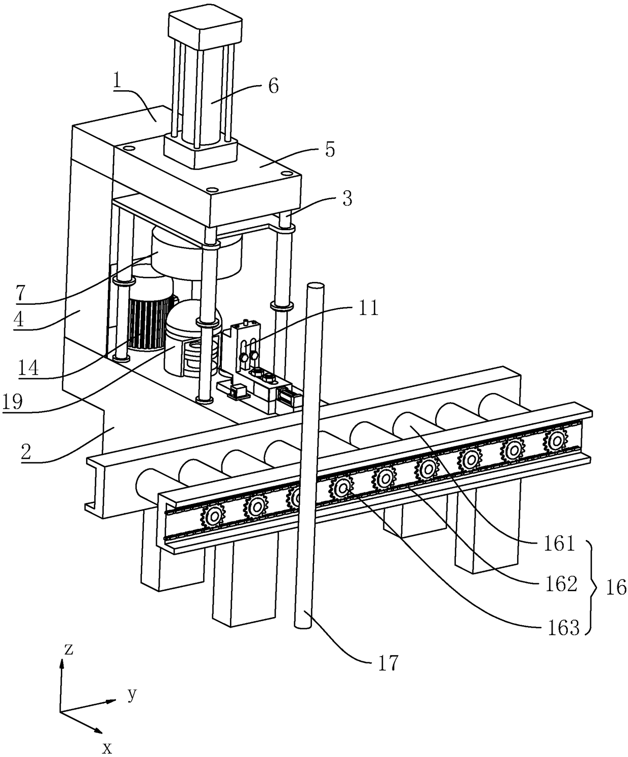 Barrel burr cutting machine