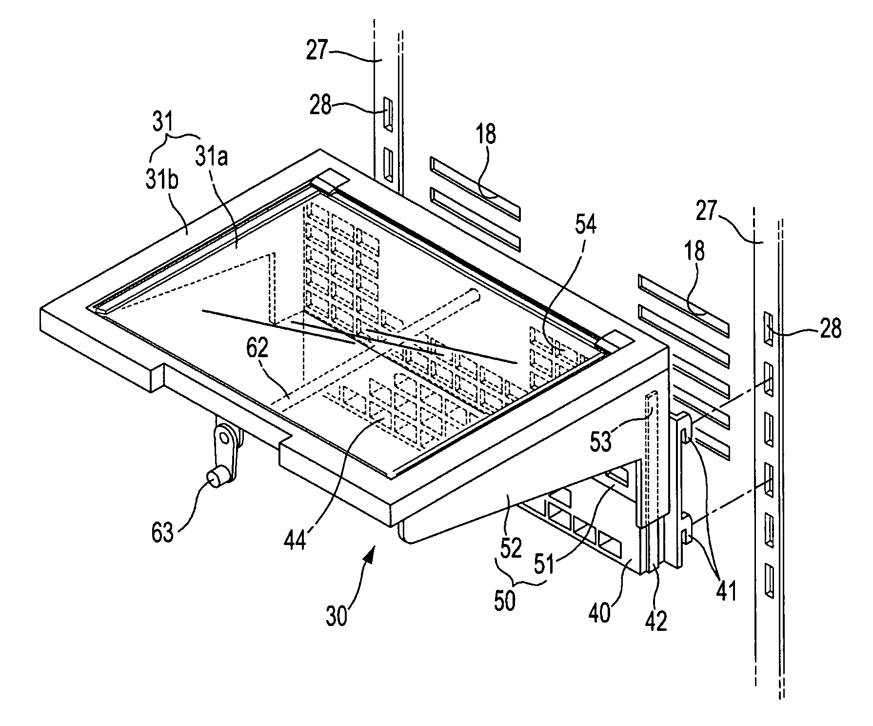 Variable shelf assembly and refrigerator having the same