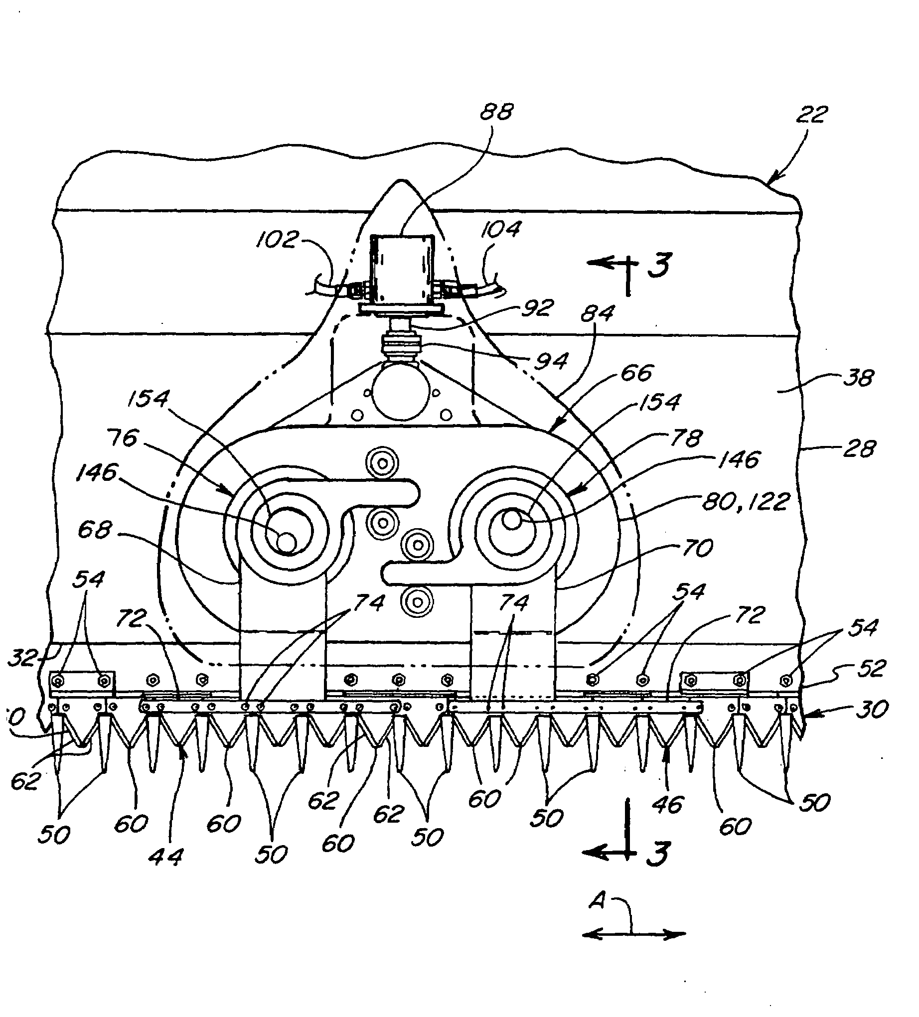 Offset epicyclic sickle drive for a header of an agricultural plant cutting machine