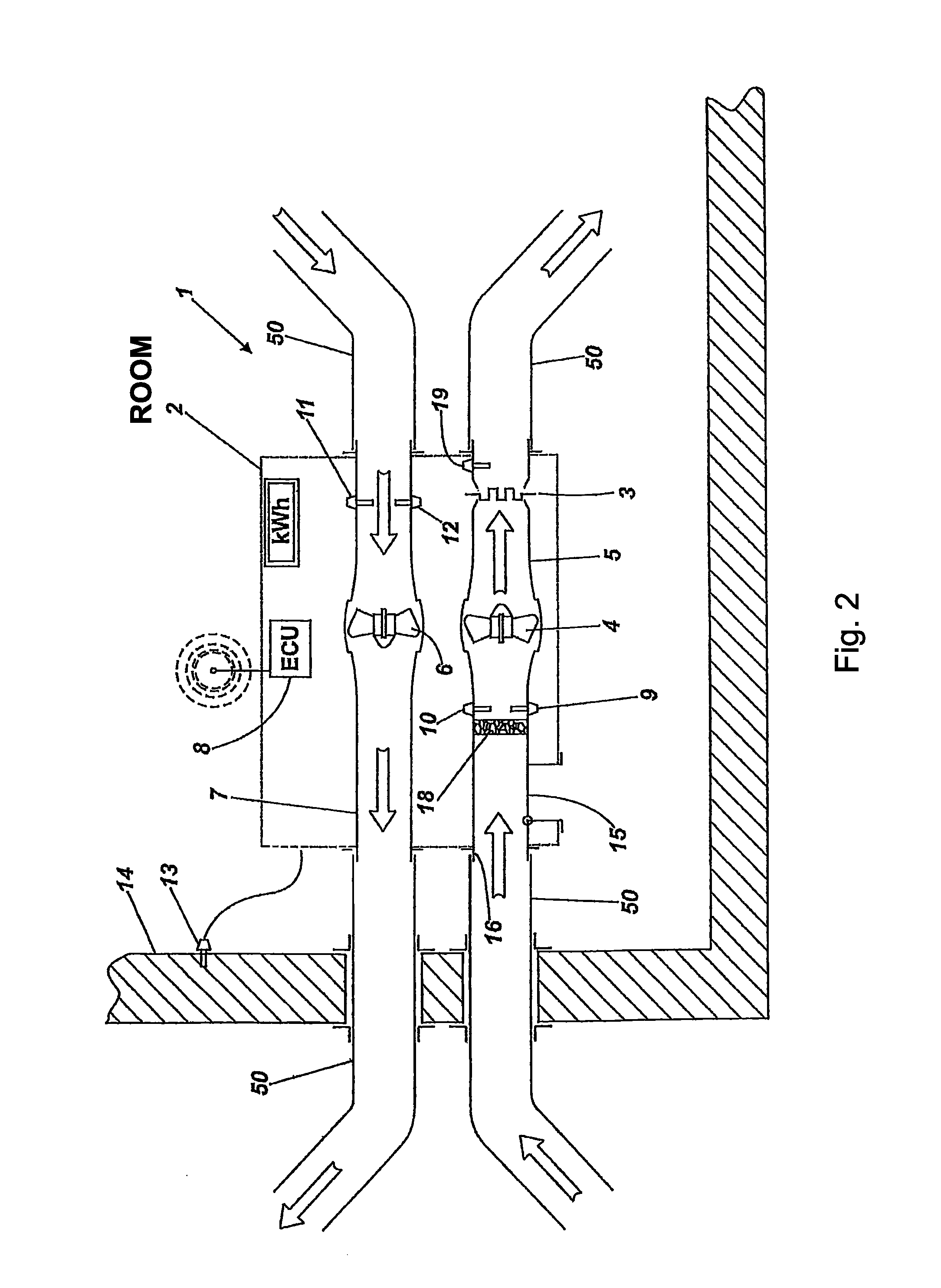 Drying of water damaged buildings