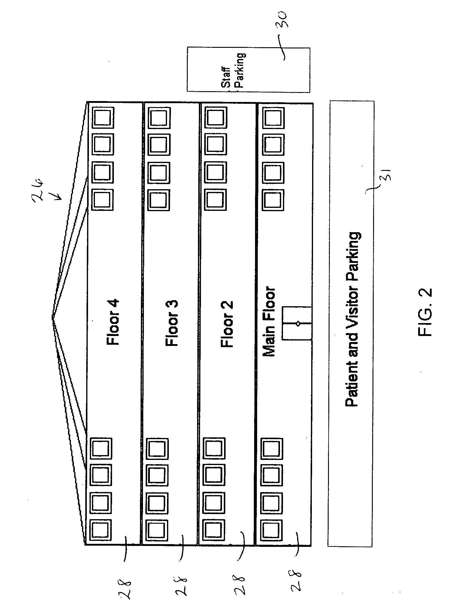 System and method for a comprehensive interactive graphical representation of a health care facility for managing patient care and health care facility resources