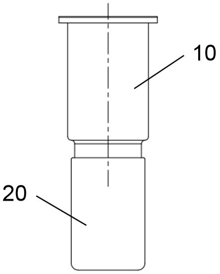 Reagent device and secondary staining method