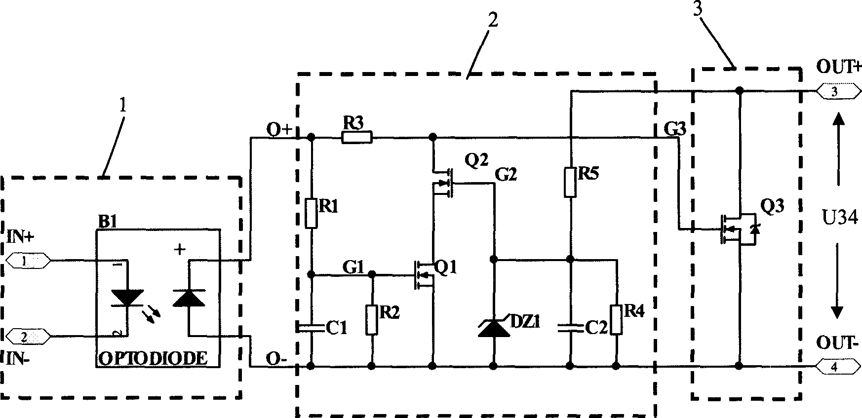 Dc solid-state relay