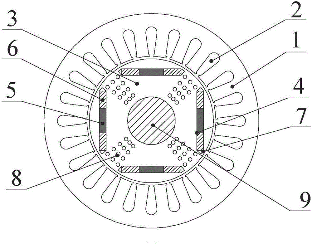Magnetic-increase radial interior line-styled adjustable flux motor