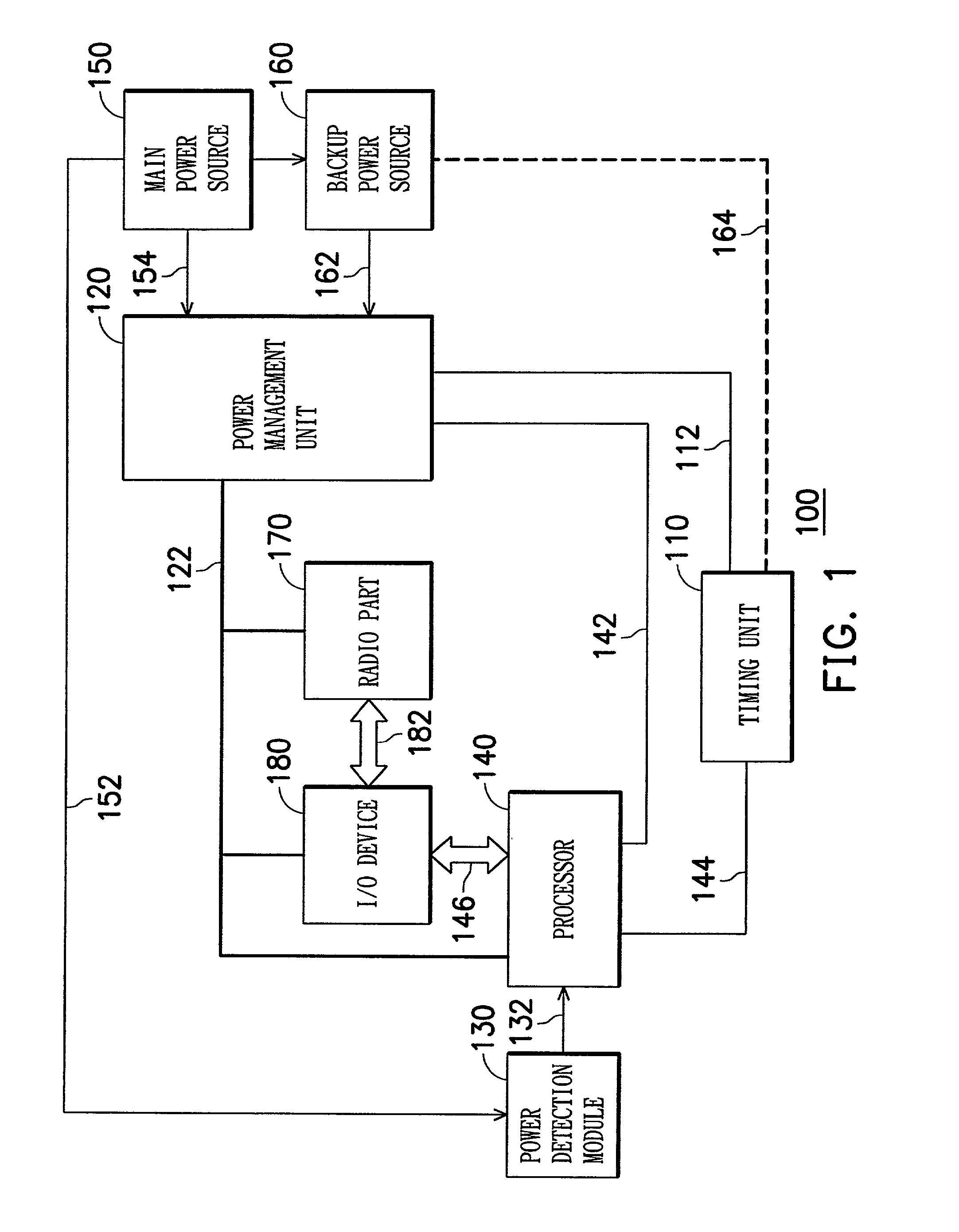Portable electric device with power failure recovery and operation method thereof