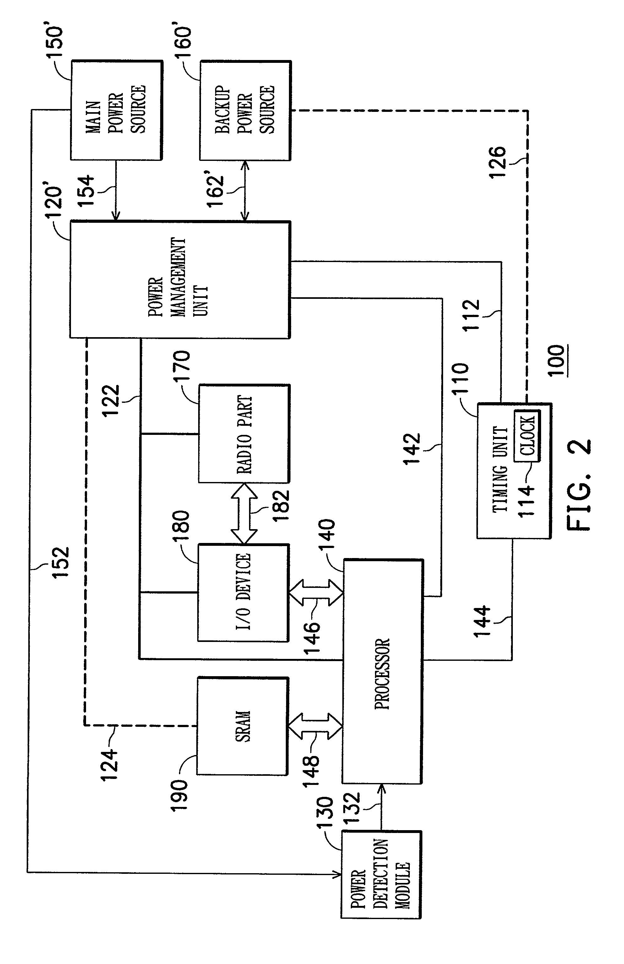 Portable electric device with power failure recovery and operation method thereof