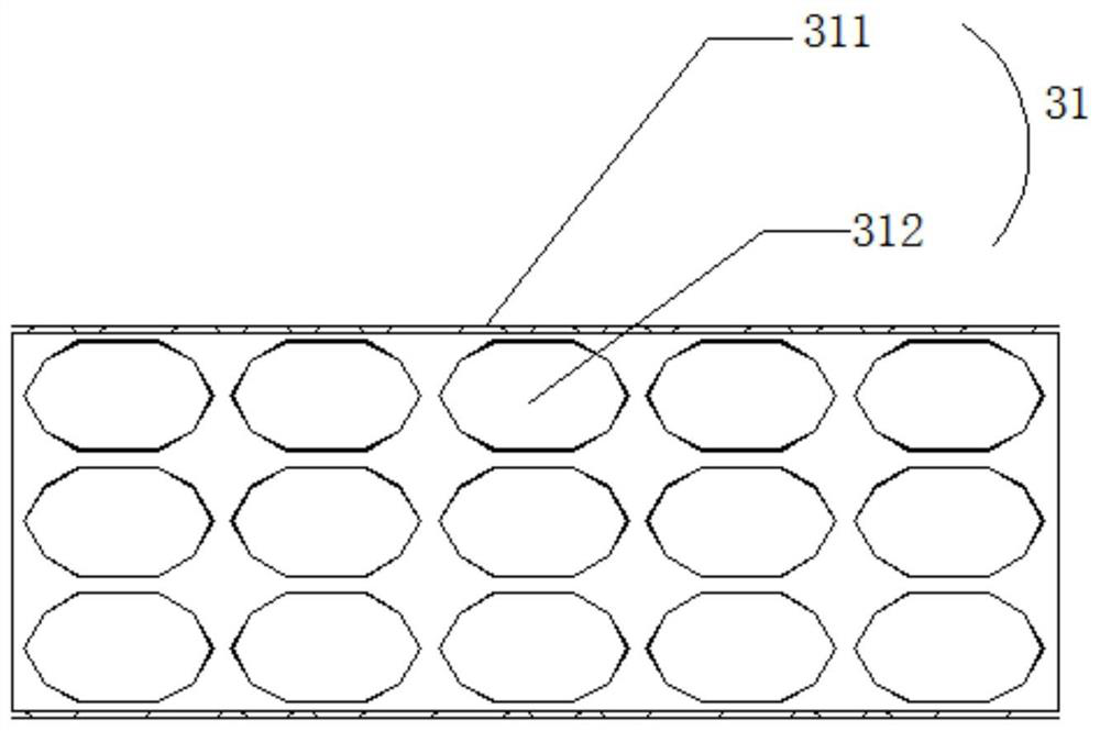 Slope protection ecological sand bag structure, breakwater and construction method of breakwater