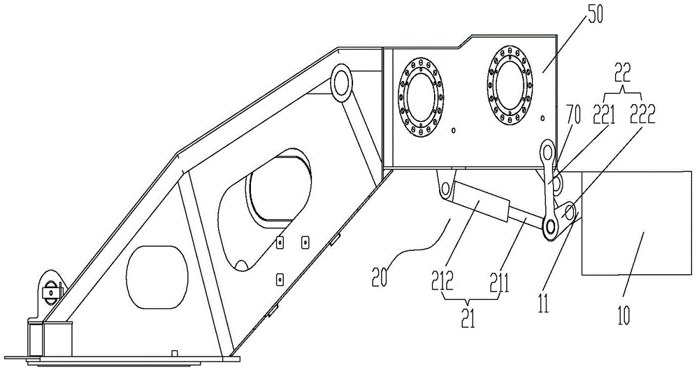 Crane and rotational weight-balancing device thereof