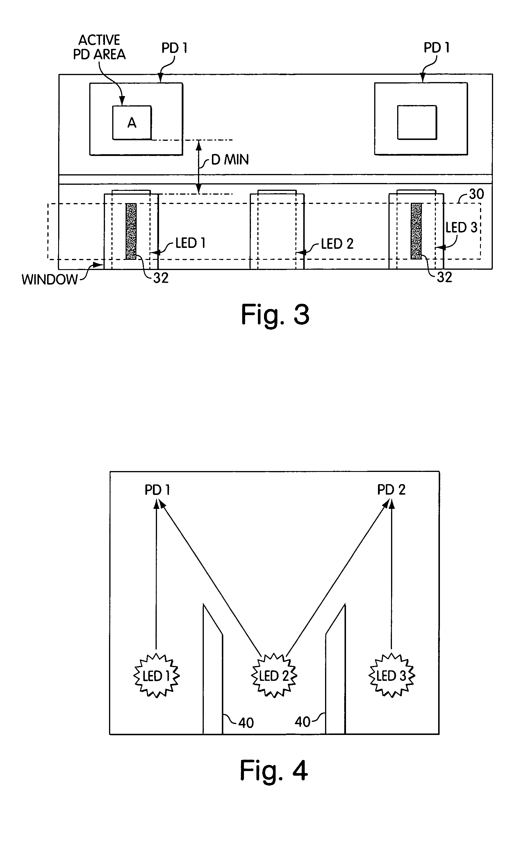 Optical arrangement for assay reading device