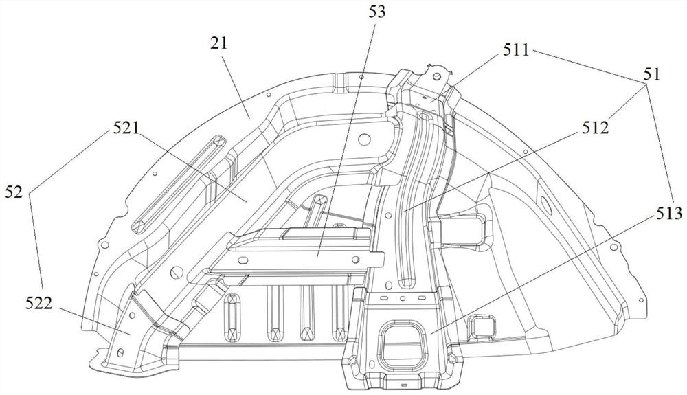 Body structure and vehicle