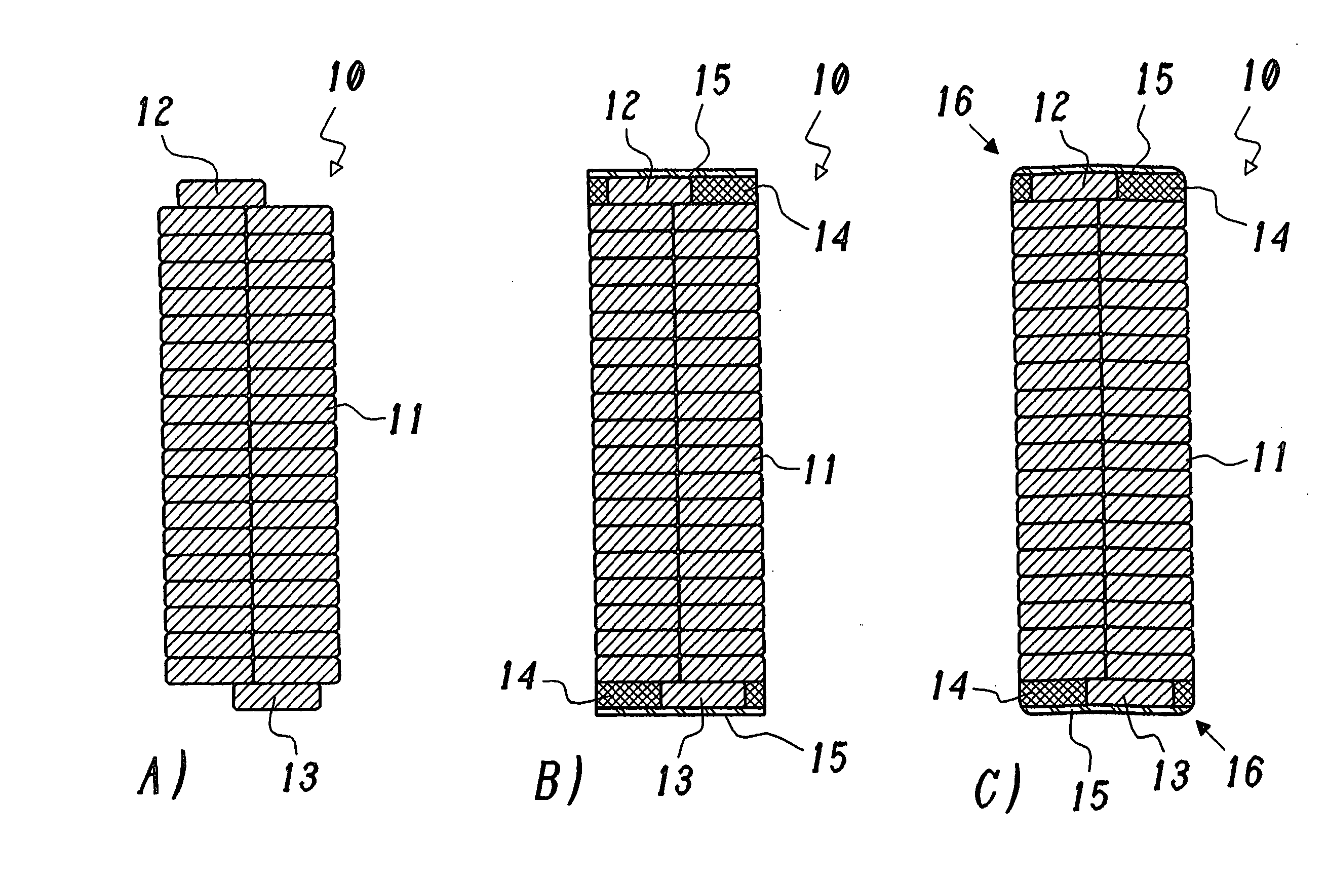 Roebel bar for an electrical machine and method for producing such a roebel bar