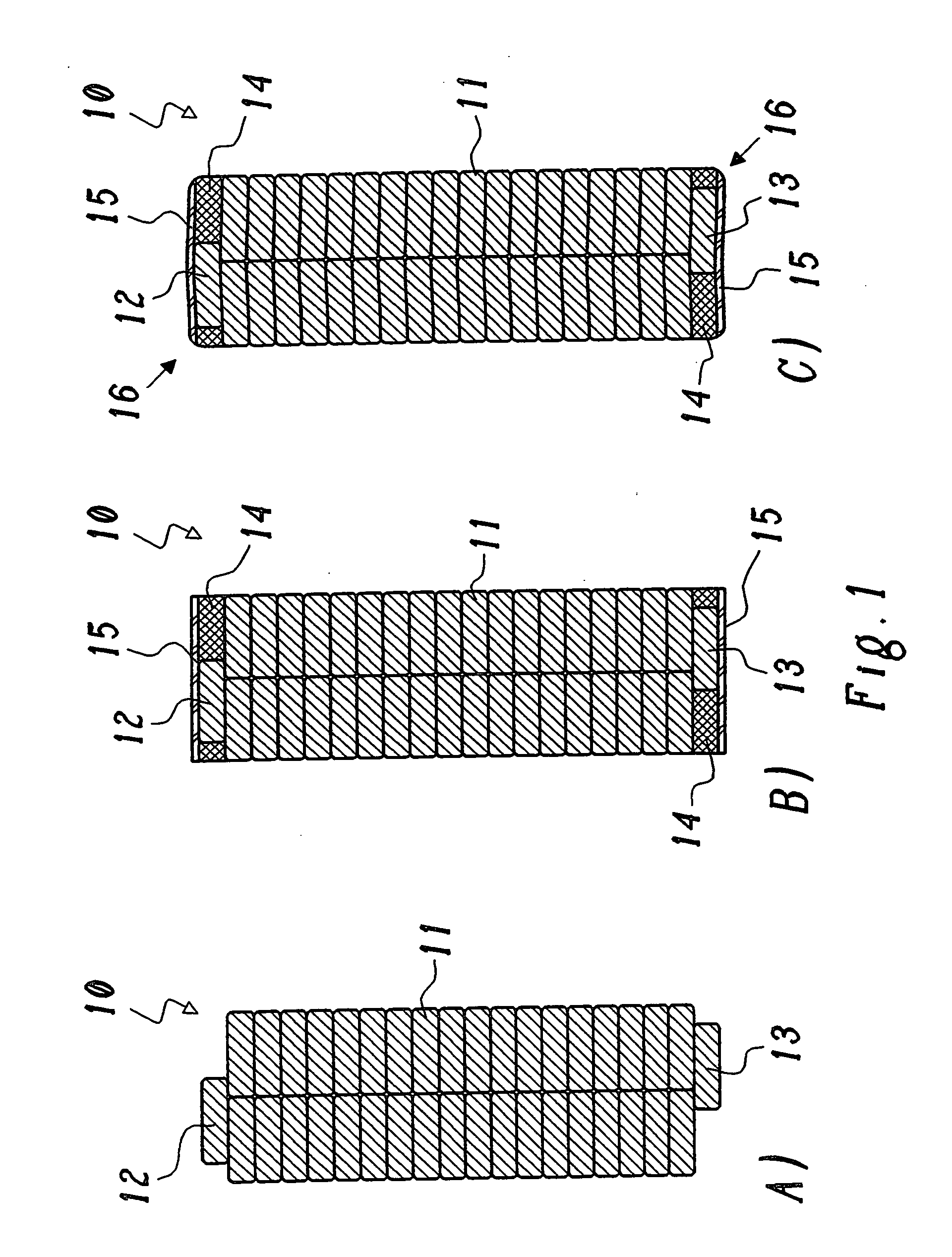 Roebel bar for an electrical machine and method for producing such a roebel bar