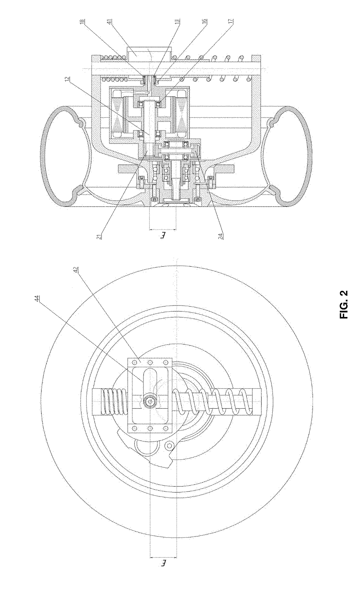 In-wheel motor for a vehicle and a vehicle comprising the motor