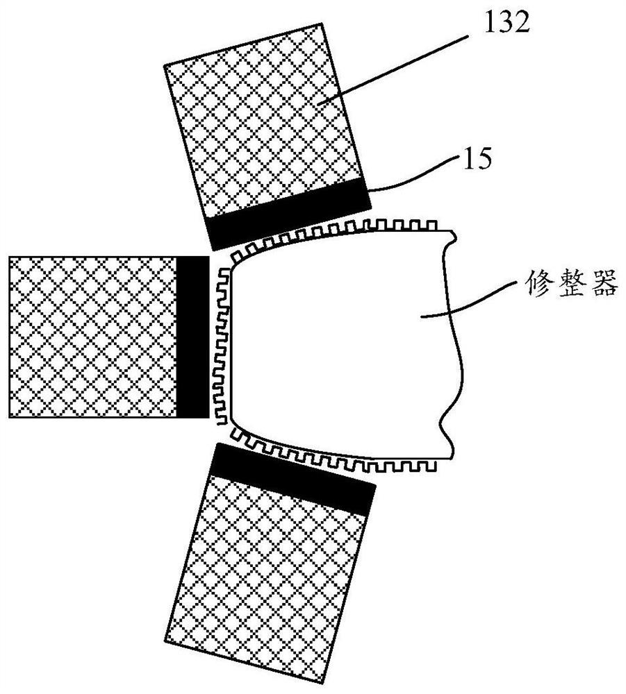 System and method for trimming edge polishing pad