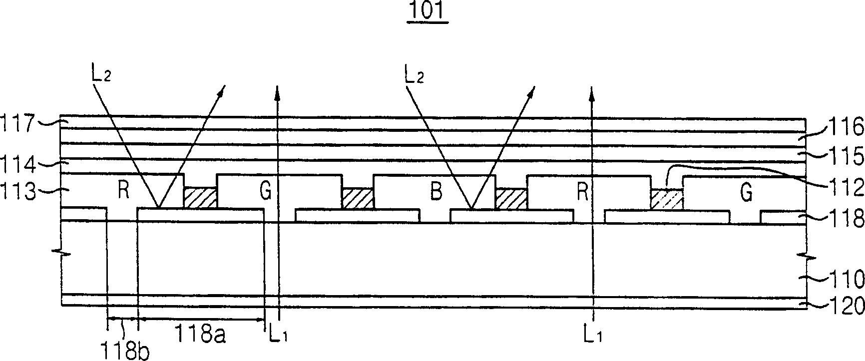 Color filter panel, display apparatus having the same, and method of manufacturing the same