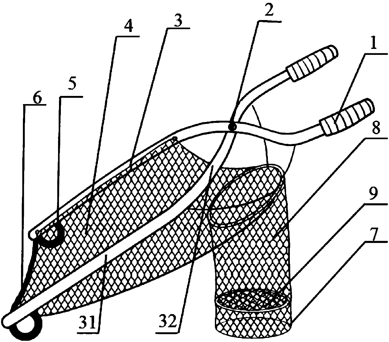 Indoor flatfish fry harvesting and grading device