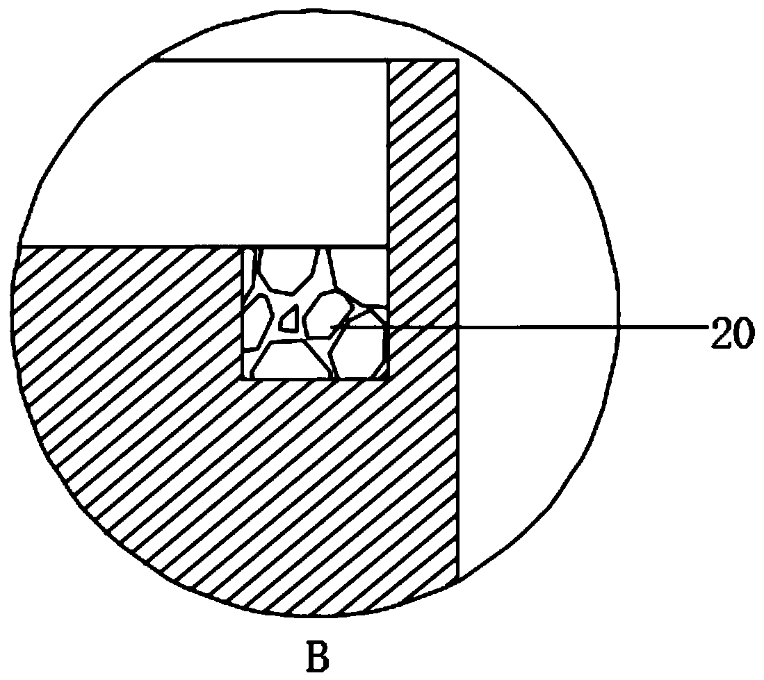 Protection device based on sandblast spray coating of casing installation edge spigots