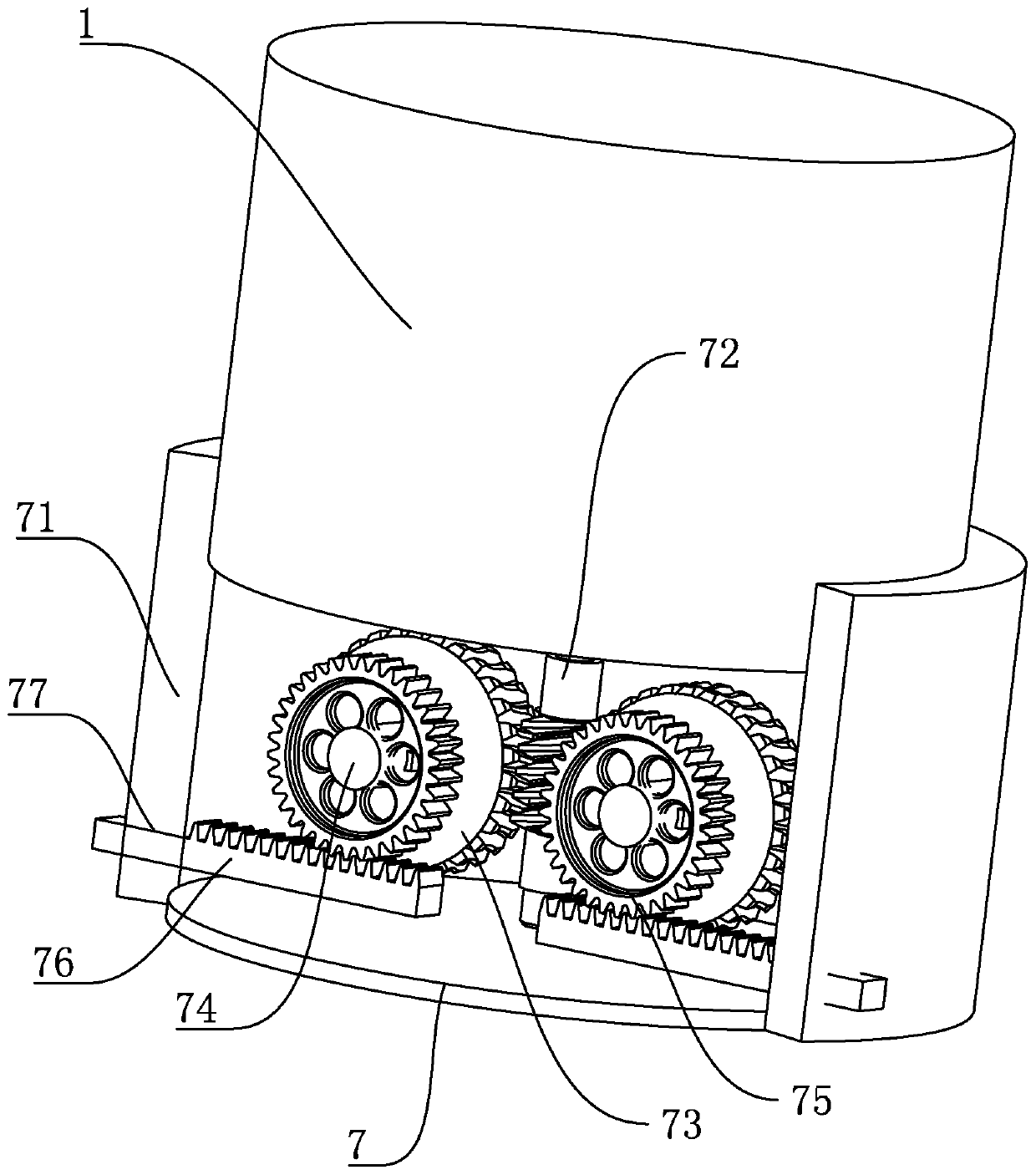 Low-cost oil buffer