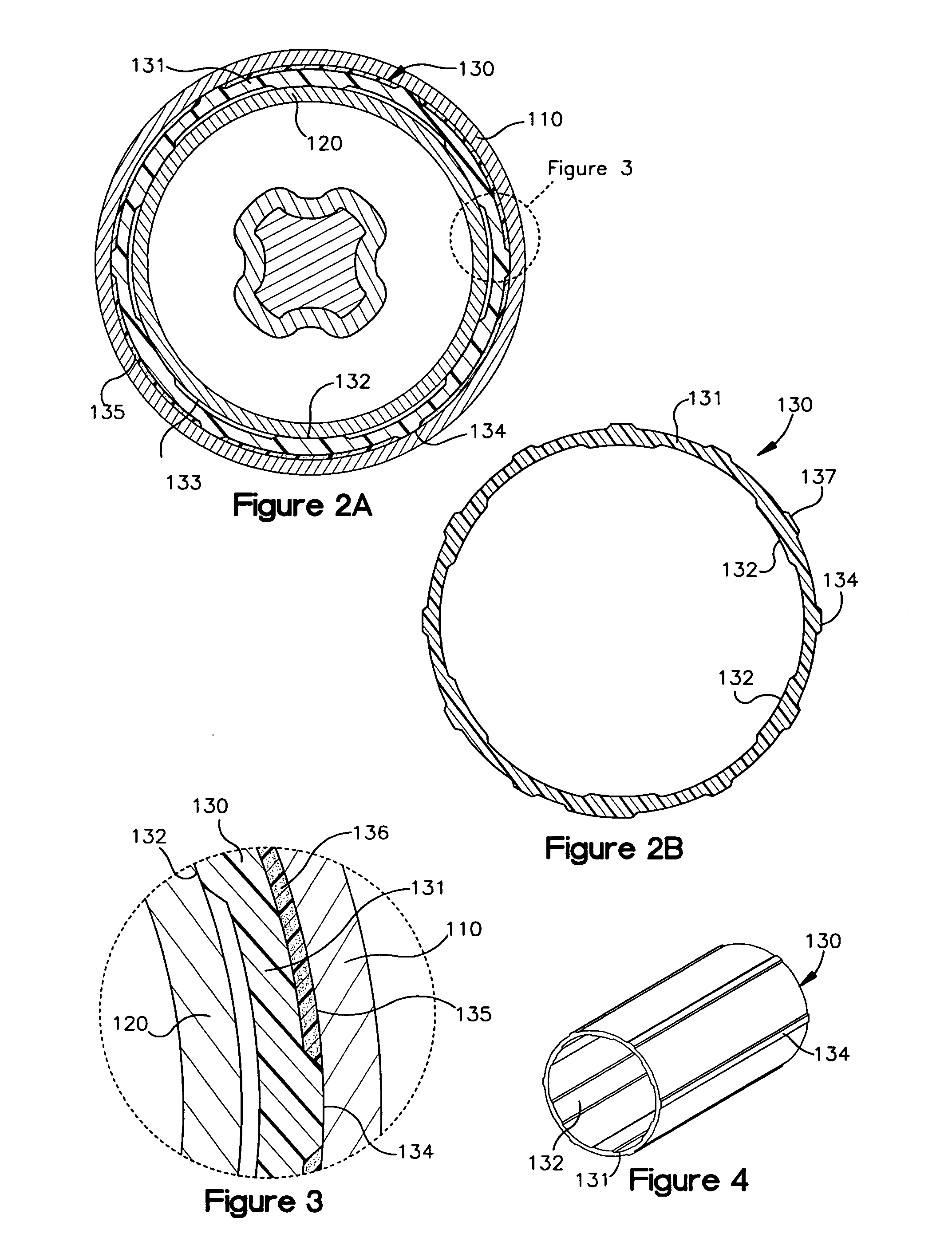 Axially adjustable steering column assembly with flexible bearing sleeve