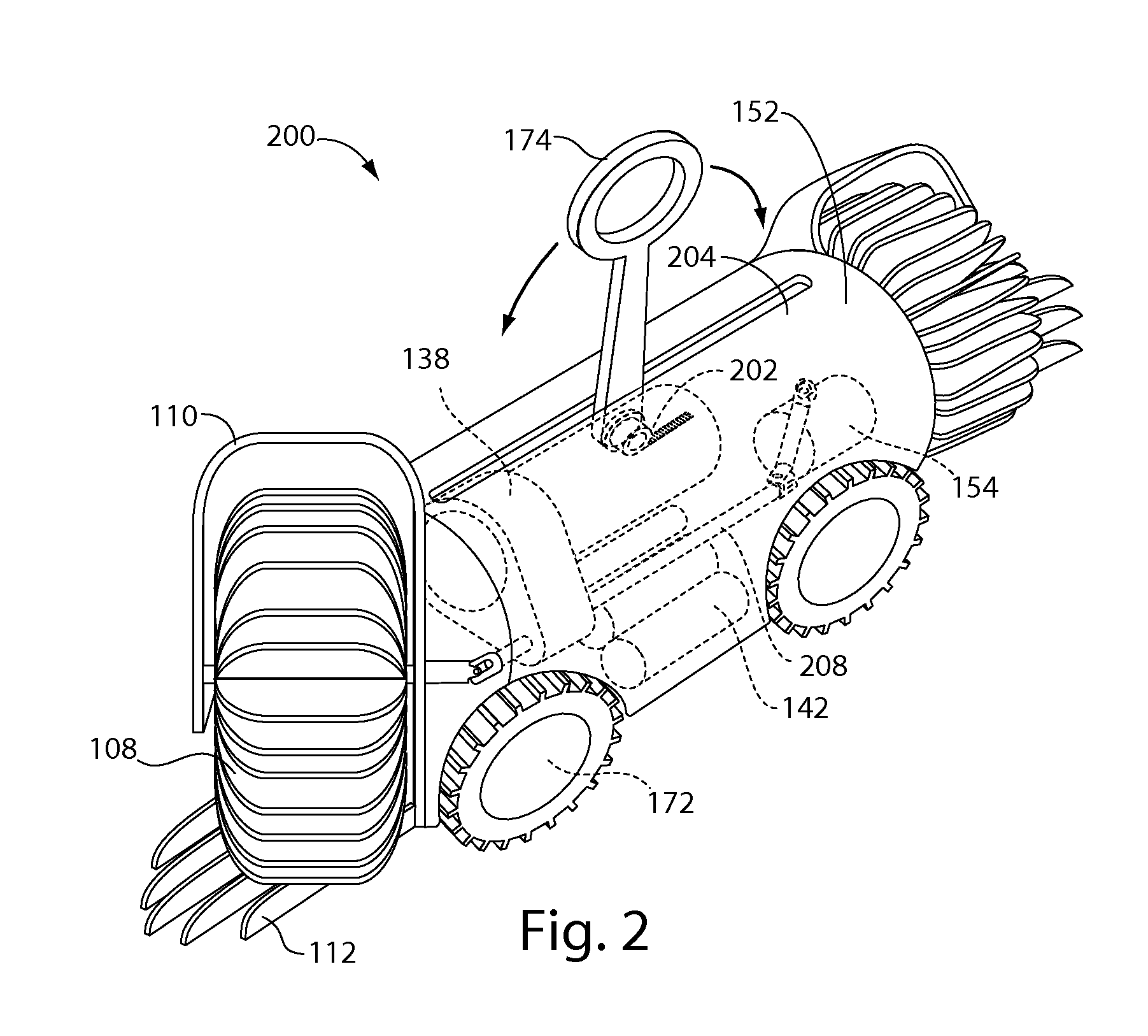 Systems and methods for robotic gutter cleaning along an axis of rotation