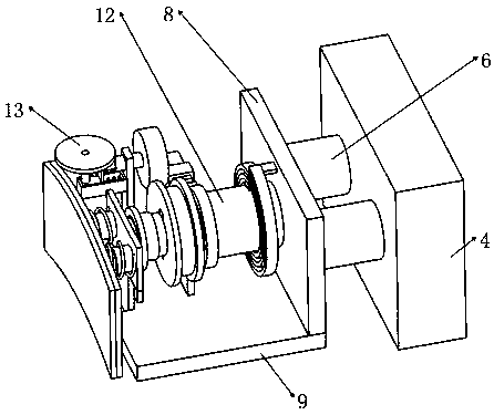 Brake mechanism for automobile