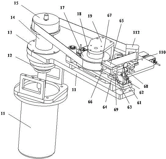 Belt driving device and belt running deflecting proof device of belt friction test machine