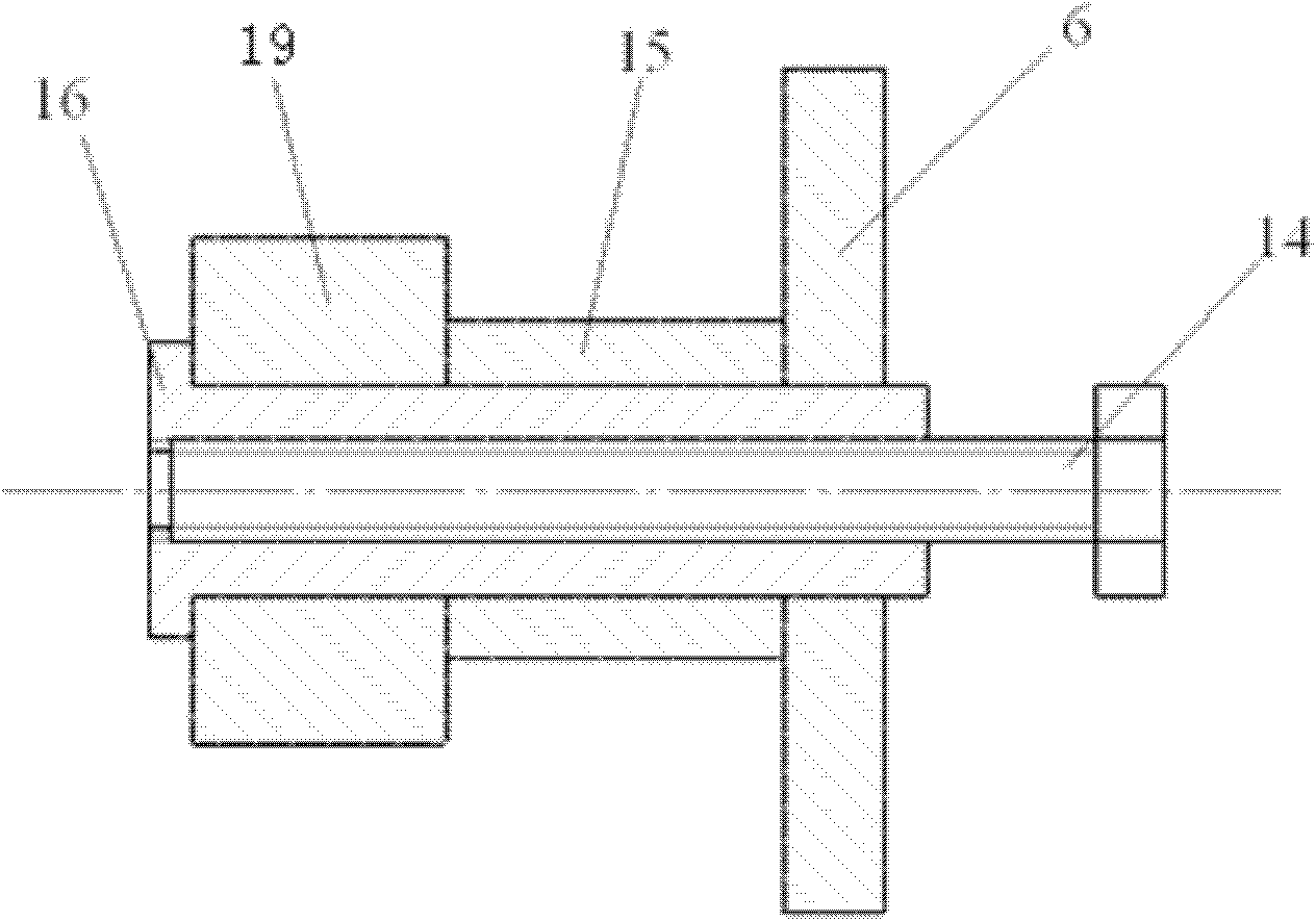 Attached scaffold mechanism for high-rise building