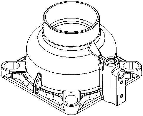 Air inlet valve for variable frequency screw air compressor