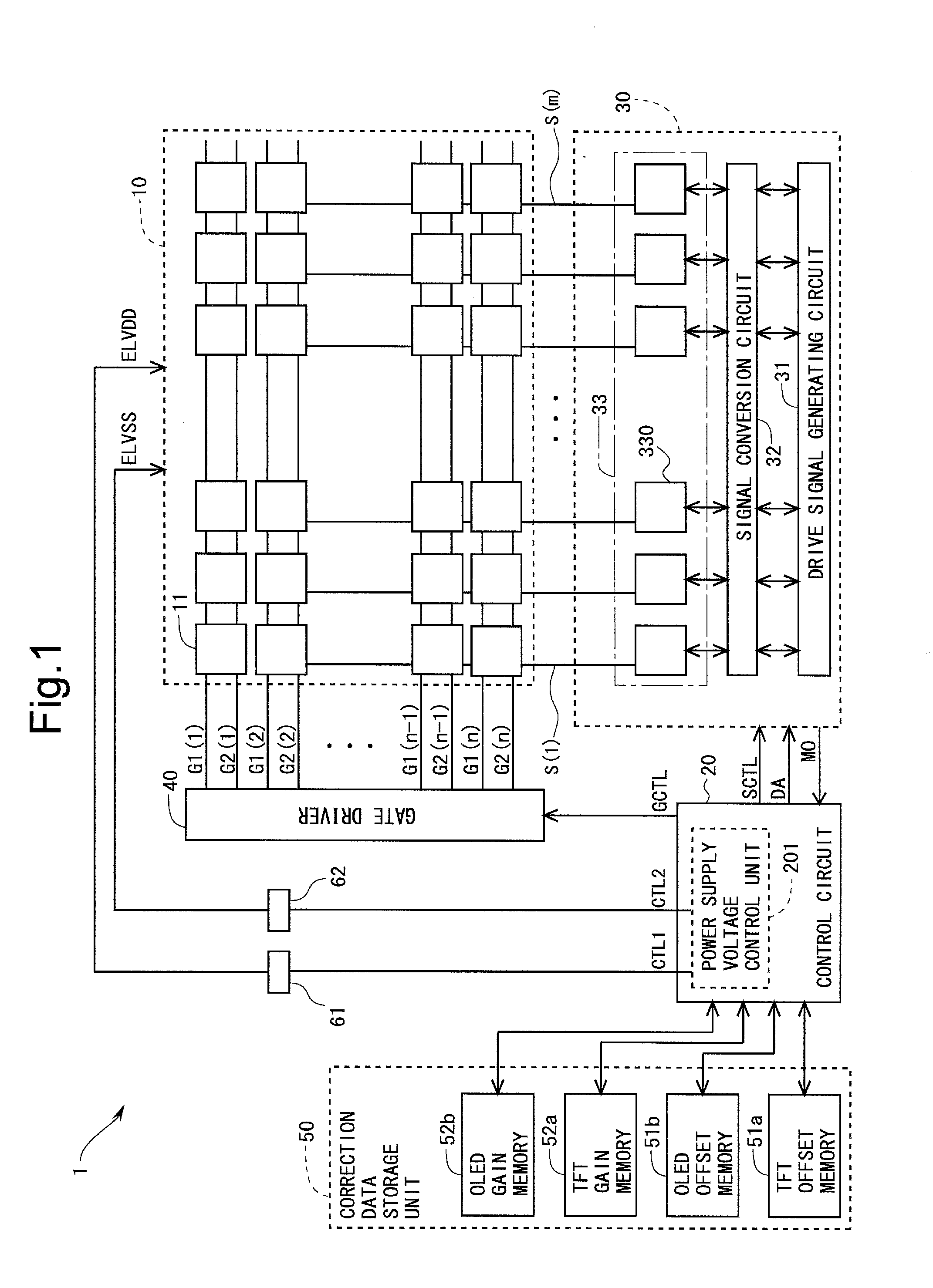Display device and method for driving same