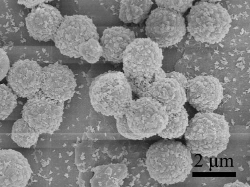 Alpha-Fe2O3 nano microsphere hydrogen sulfide gas-sensing material and preparation of gas-sensing component