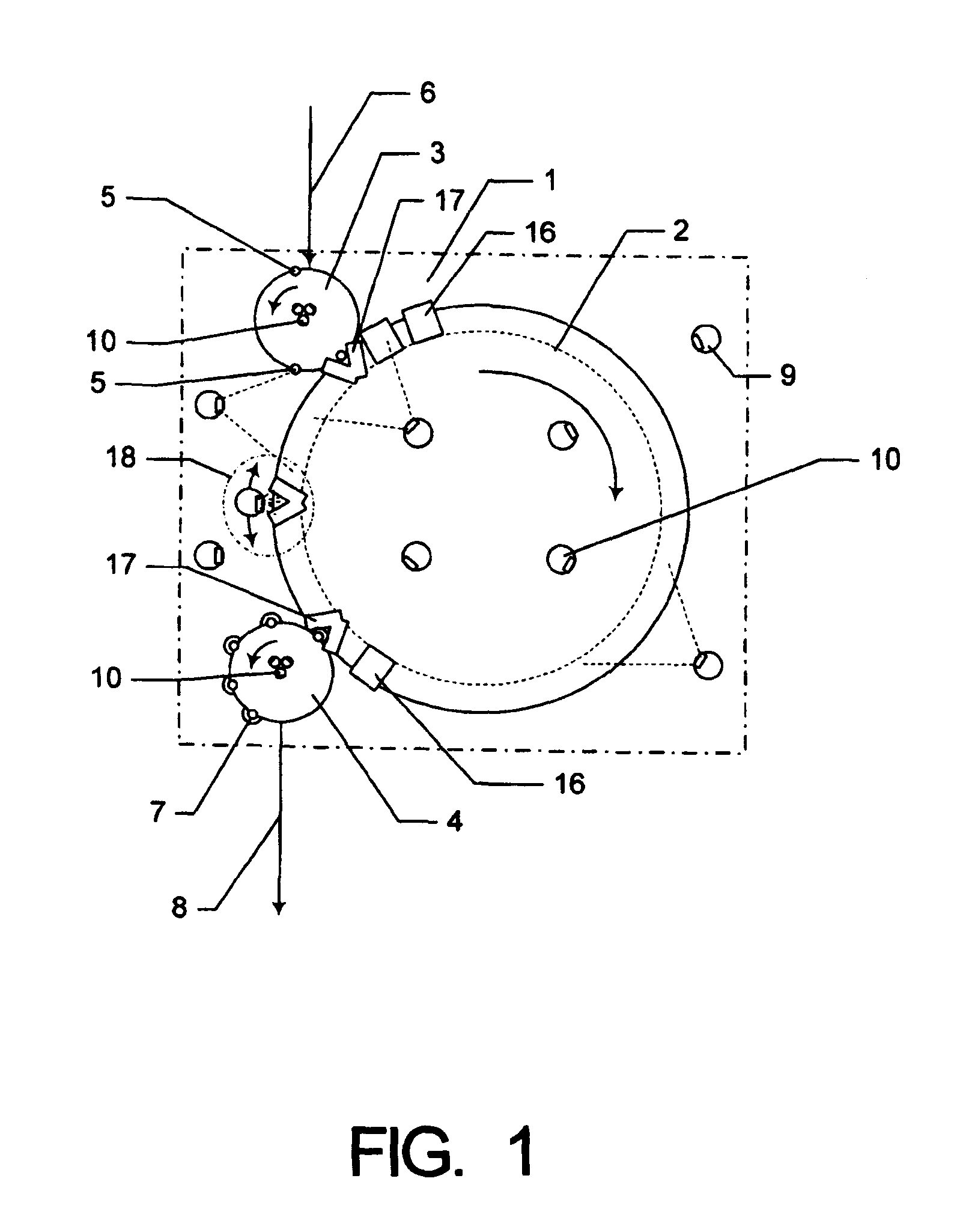 Method of treating the inside surfaces of a clean room and treating a rotary beverage bottle blow-molding arrangement and blow-molding beverage bottles from preforms and an arrangement for performing the method