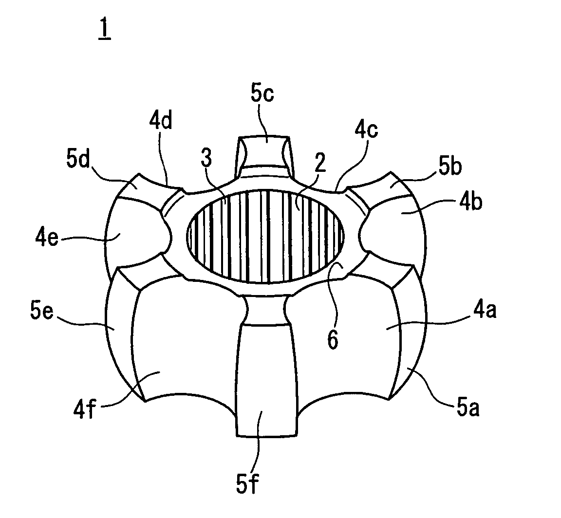 Member With Inner Teeth And Method Of Producing The Same