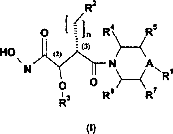 N-hydroxyamide derivatives and use thereof