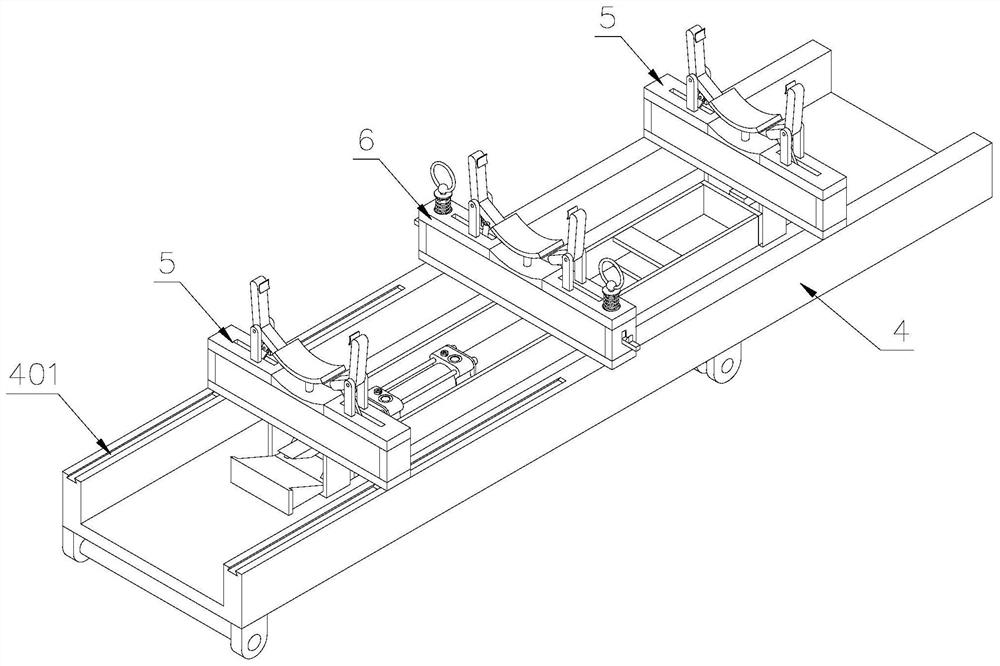 Converter transformer valve side sleeve auxiliary installation device