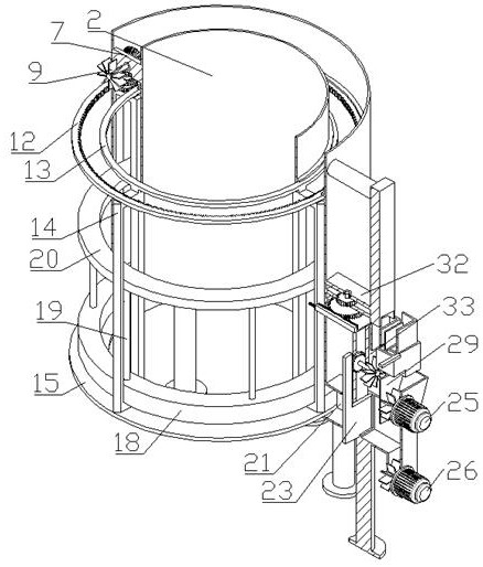 Storage tank for chemical production