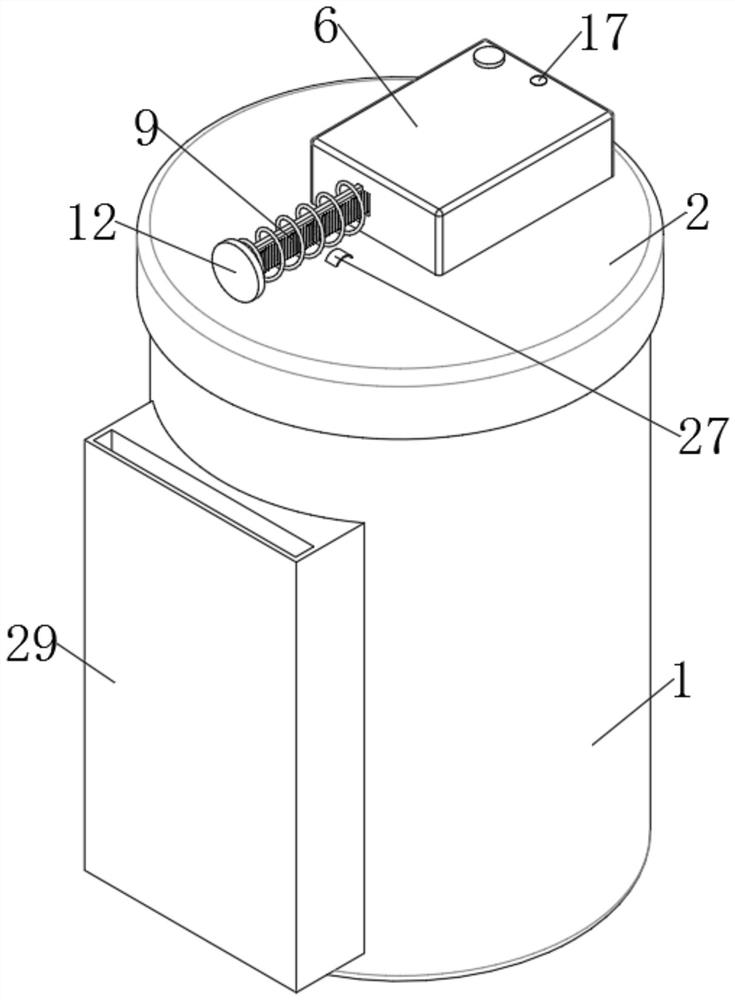 Storable water cup convenient to clean