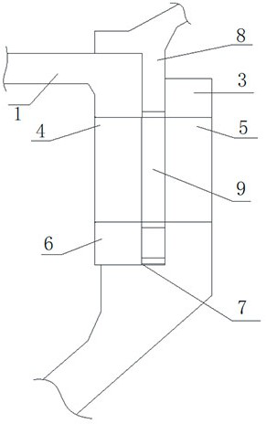 Engine stator stable connection structure and method