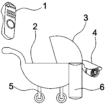 Remotely controlled automatic sludge suction device for large yellow croaker rearing pond