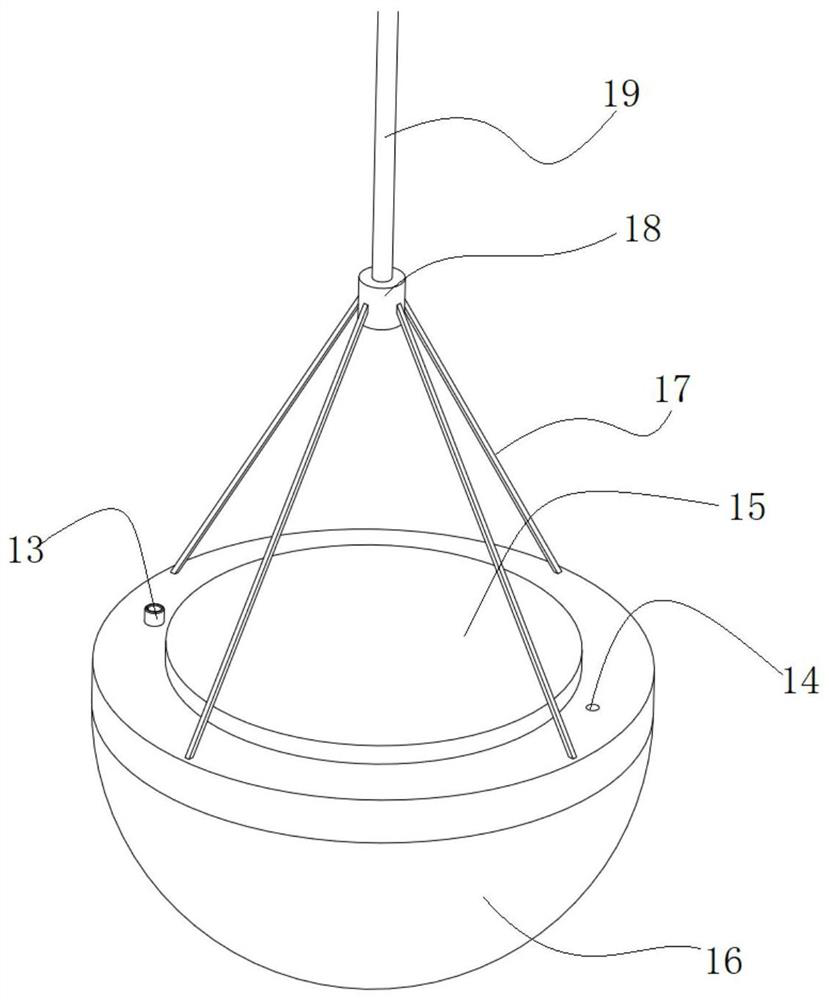 Unmanned ship system for underwater pollution discharge concealed conduit monitoring work and working method