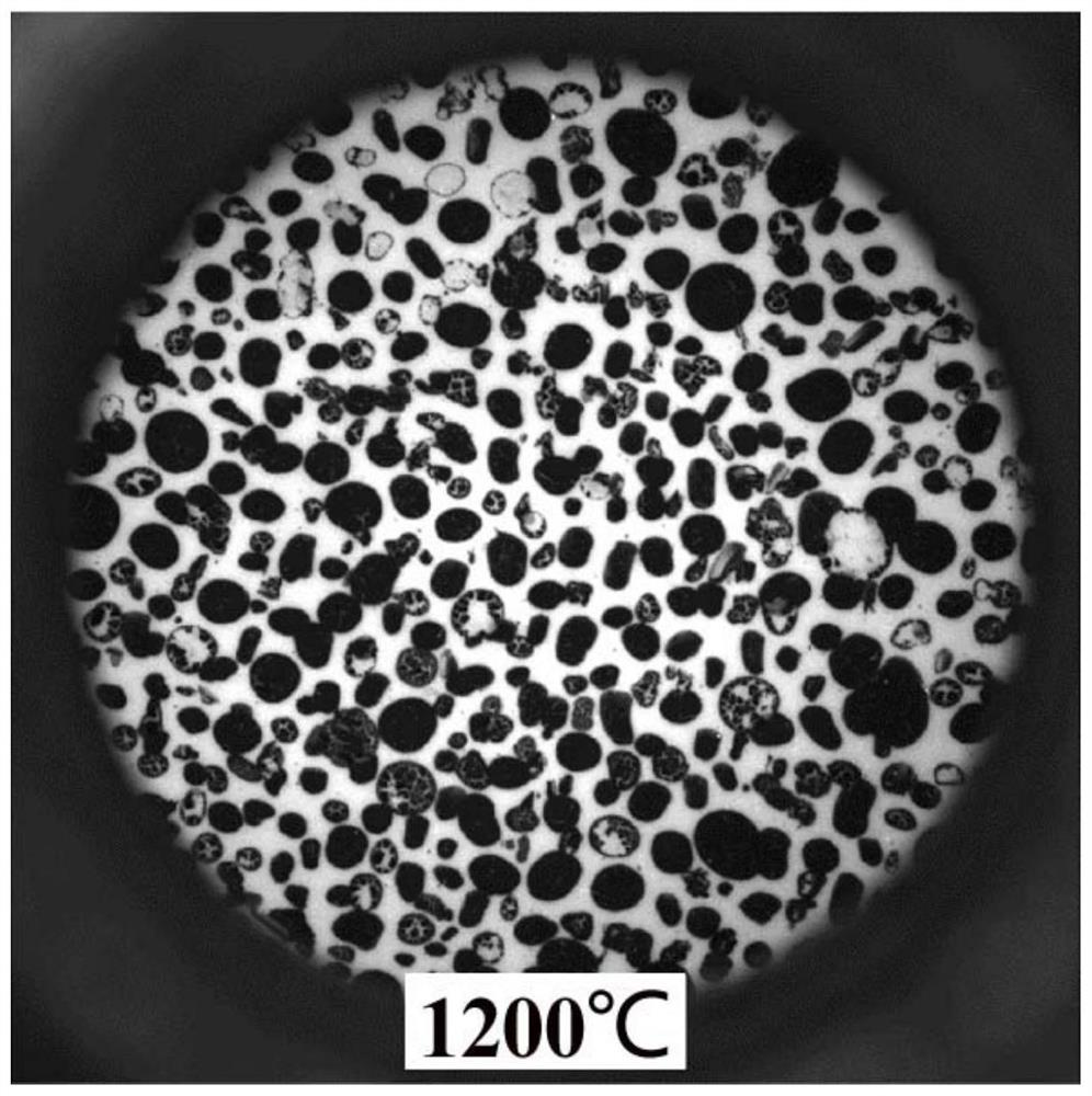 A test device for suppressing speckle image shake in a 1200°C aerobic high temperature environment